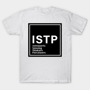 MBTI, ISTP , 16 Personalities , black T-Shirt